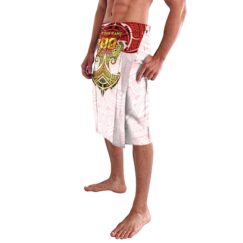 Personalized Dolphins Lavalava Polynesian Tribal Pattern Style