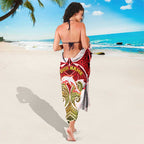 Personalized Dolphins Sarong Polynesian Tribal Pattern Style