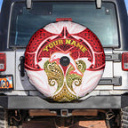 Personalized Dolphins Spare Tire Cover Polynesian Tribal Pattern Style