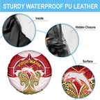 Personalized Dolphins Spare Tire Cover Polynesian Tribal Pattern Style
