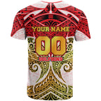 Personalized Dolphins T Shirt Polynesian Tribal Pattern Style