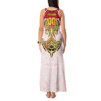 Personalized Dolphins Tank Maxi Dress Polynesian Tribal Pattern Style