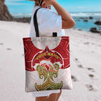 Personalized Dolphins Tote Bag Polynesian Tribal Pattern Style