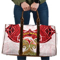 Personalized Dolphins Travel Bag Polynesian Tribal Pattern Style