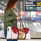 Personalized Dolphins Travel Bag Polynesian Tribal Pattern Style