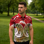 Personalized Dolphins Zipper Polo Shirt Polynesian Tribal Pattern Style