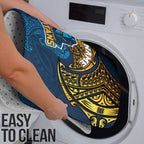 Personalized Gold Coast Titans Bathroom Set Polynesian Tribal Pattern Style