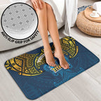 Personalized Gold Coast Titans Bathroom Set Polynesian Tribal Pattern Style