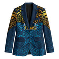 Personalized Gold Coast Titans Blazer Polynesian Tribal Pattern Style