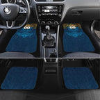 Personalized Gold Coast Titans Car Mats Polynesian Tribal Pattern Style