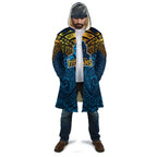 Personalized Gold Coast Titans Cloak Polynesian Tribal Pattern Style