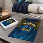 Personalized Gold Coast Titans Puzzle Polynesian Tribal Pattern Style