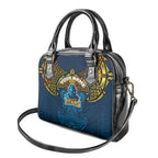 Personalized Gold Coast Titans Shoulder Handbag Polynesian Tribal Pattern Style