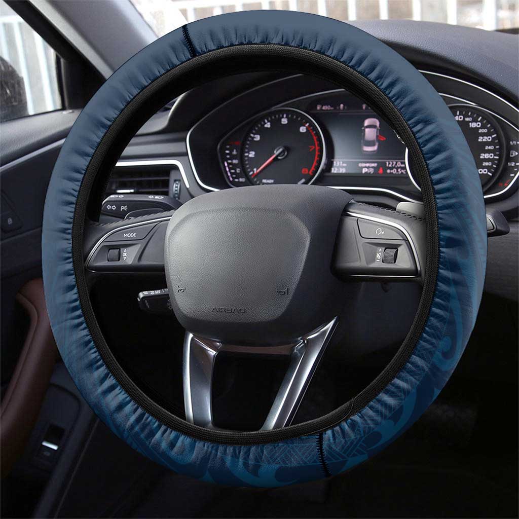 Gold Coast Titans Steering Wheel Cover Polynesian Tribal Pattern Style