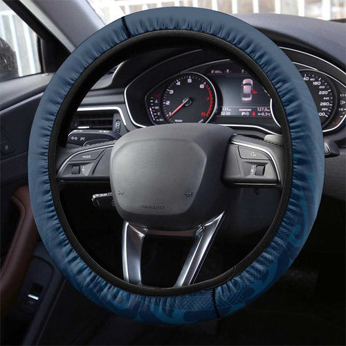 Gold Coast Titans Steering Wheel Cover Polynesian Tribal Pattern Style