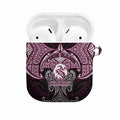 Personalized Manly Warringah Sea Eagles AirPods Case Polynesian Tribal Pattern Style