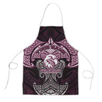 Personalized Manly Warringah Sea Eagles Apron Polynesian Tribal Pattern Style