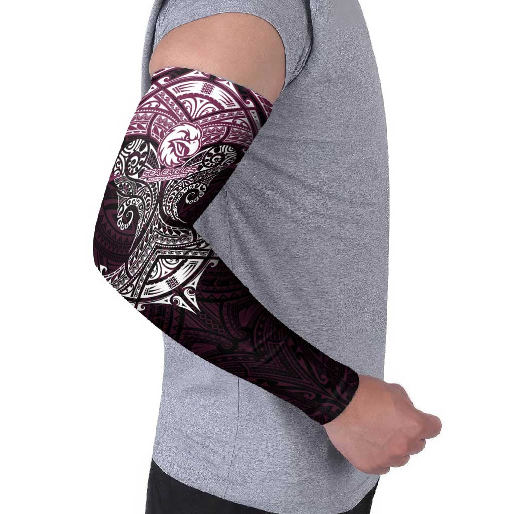 Personalized Manly Warringah Sea Eagles Arm Sleeves Polynesian Tribal Pattern Style