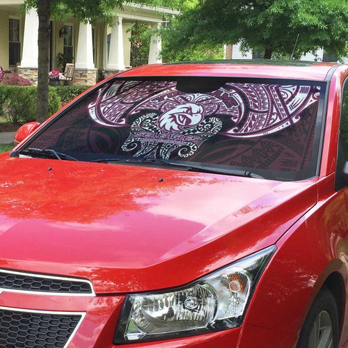 Personalized Manly Warringah Sea Eagles Auto Sun Shade Polynesian Tribal Pattern Style