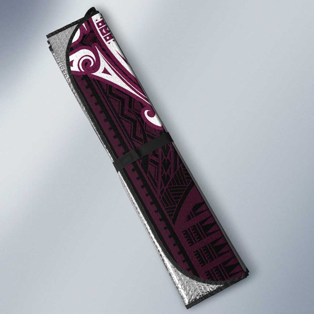 Personalized Manly Warringah Sea Eagles Auto Sun Shade Polynesian Tribal Pattern Style