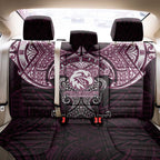 Personalized Manly Warringah Sea Eagles Back Car Seat Cover Polynesian Tribal Pattern Style