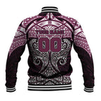 Personalized Manly Warringah Sea Eagles Baseball Jacket Polynesian Tribal Pattern Style