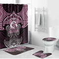 Personalized Manly Warringah Sea Eagles Bathroom Set Polynesian Tribal Pattern Style