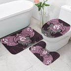 Personalized Manly Warringah Sea Eagles Bathroom Set Polynesian Tribal Pattern Style