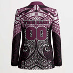Personalized Manly Warringah Sea Eagles Blazer Polynesian Tribal Pattern Style