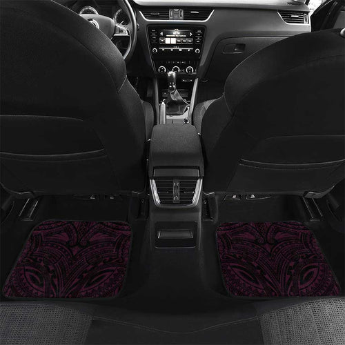 Personalized Manly Warringah Sea Eagles Car Mats Polynesian Tribal Pattern Style