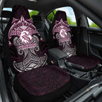 Personalized Manly Warringah Sea Eagles Car Seat Cover Polynesian Tribal Pattern Style