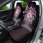 Personalized Manly Warringah Sea Eagles Car Seat Cover Polynesian Tribal Pattern Style