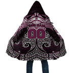 Personalized Manly Warringah Sea Eagles Cloak Polynesian Tribal Pattern Style