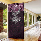Personalized Manly Warringah Sea Eagles Door Cover Polynesian Tribal Pattern Style