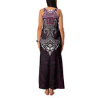 Personalized Manly Warringah Sea Eagles Family Matching Tank Maxi Dress and Hawaiian Shirt Polynesian Tribal Pattern Style