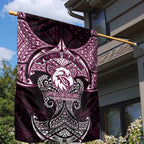 Personalized Manly Warringah Sea Eagles Garden Flag Polynesian Tribal Pattern Style