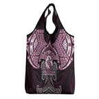 Personalized Manly Warringah Sea Eagles Grocery Bag Polynesian Tribal Pattern Style