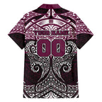 Personalized Manly Warringah Sea Eagles Hawaiian Shirt Polynesian Tribal Pattern Style