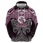 Personalized Manly Warringah Sea Eagles Hoodie Polynesian Tribal Pattern Style