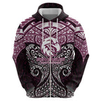 Personalized Manly Warringah Sea Eagles Hoodie Polynesian Tribal Pattern Style
