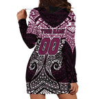 Personalized Manly Warringah Sea Eagles Hoodie Dress Polynesian Tribal Pattern Style