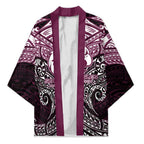 Personalized Manly Warringah Sea Eagles Kimono Polynesian Tribal Pattern Style