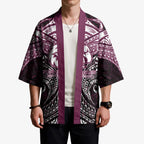 Personalized Manly Warringah Sea Eagles Kimono Polynesian Tribal Pattern Style