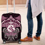 Personalized Manly Warringah Sea Eagles Luggage Cover Polynesian Tribal Pattern Style
