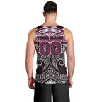 Personalized Manly Warringah Sea Eagles Men Tank Top Polynesian Tribal Pattern Style