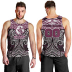 Personalized Manly Warringah Sea Eagles Men Tank Top Polynesian Tribal Pattern Style