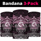 Personalized Manly Warringah Sea Eagles Neck Gaiter Polynesian Tribal Pattern Style