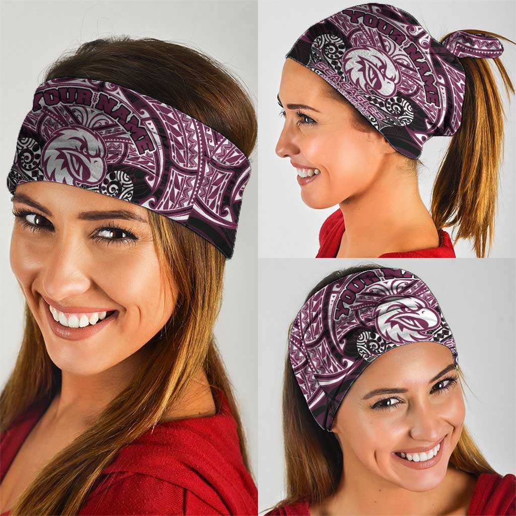 Personalized Manly Warringah Sea Eagles Neck Gaiter Polynesian Tribal Pattern Style