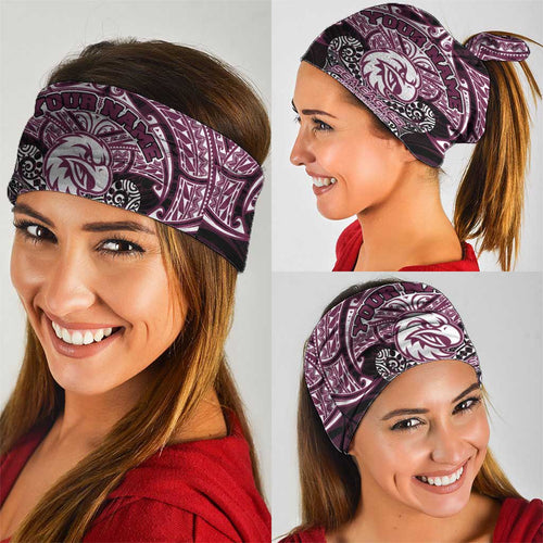 Personalized Manly Warringah Sea Eagles Neck Gaiter Polynesian Tribal Pattern Style