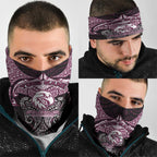 Personalized Manly Warringah Sea Eagles Neck Gaiter Polynesian Tribal Pattern Style